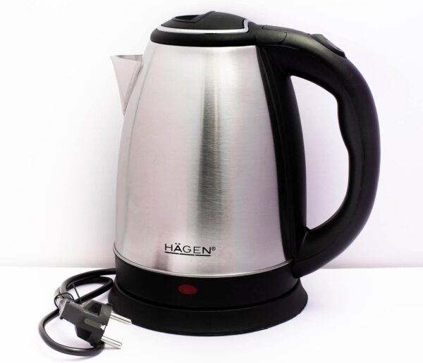 Chaleira Elétrica Hagen Inox Sem Fios 1,8 L HA5525-SIL Prata