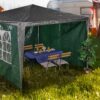 Laterais para Tenda Relaxdays 2x3 M Impermeáveis com Janelas