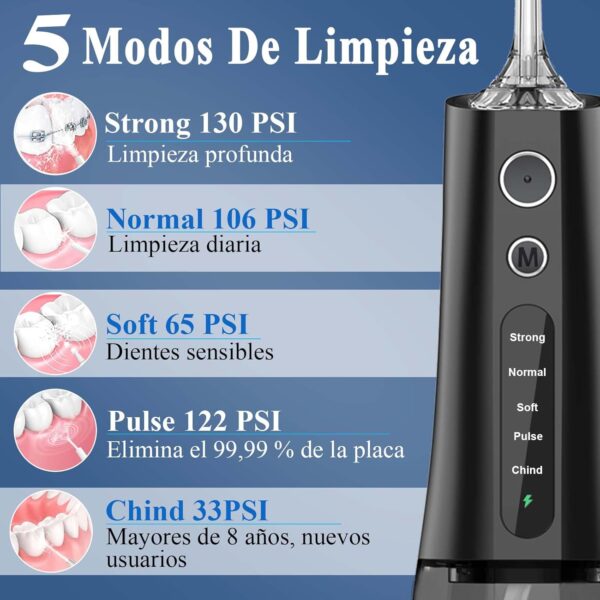 Irrigador Dental Portátil Limpeza Profissional Sem Fios SURFOU