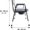 Cadeira sanita WC PEPE Mobility Altura Regulável