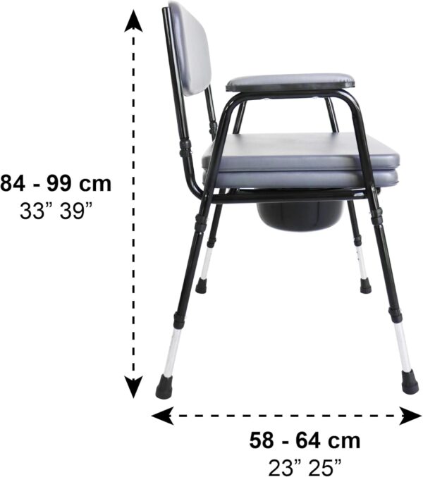Cadeira sanita WC PEPE Mobility Altura Regulável