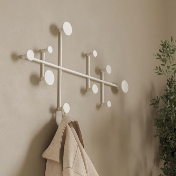 Cabide de Parede Kazai. 'Sval' Branco para Entrada e Hall com Design Exclusivo de Berlim