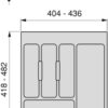 Organizador Talheres 436x482mm EMUCA Plástico