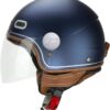 (L / 57cm) Capacete Open Face CGM 191 V PIX Vintage Azul Prata Satinado