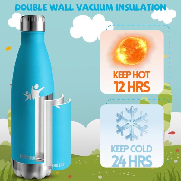 Garrafa Térmica Inox 500ML BPA-free Vácuo Isolado