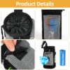 Bolsa de Treino / Adestramento para Cães Adiwo com Clicker de Adestramento