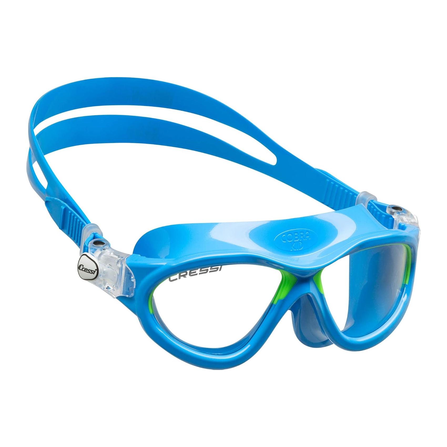 Óculos Natação Cressi Mini Cobra Infantil 7 a 15 Anos Premium Lentes Separadas