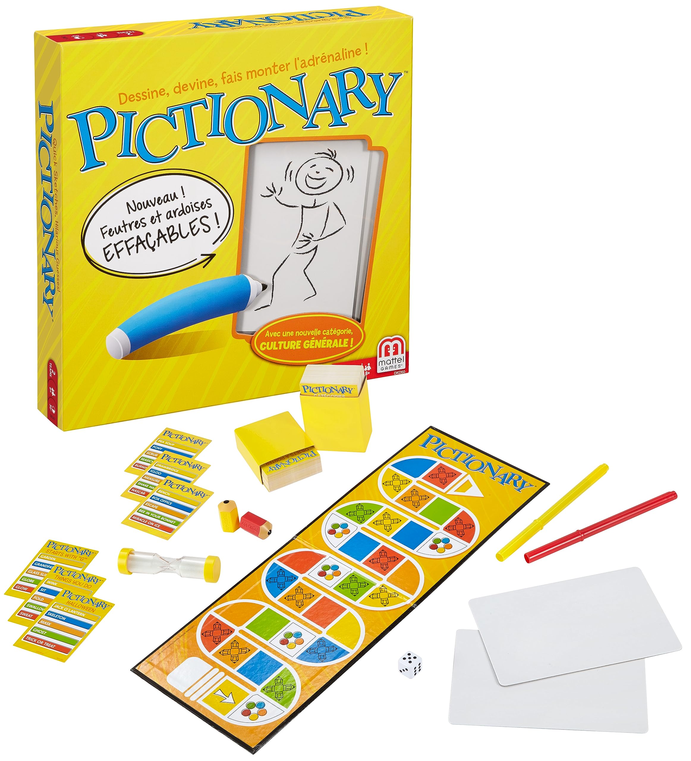 Pictionary Mattel Games versão francesa DKD50