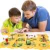 D226X0001_1775340251155_1 Pista de Carros Educativa com Carro e Avião Elétrico Espaço e Floresta para Crianças 50 Peças