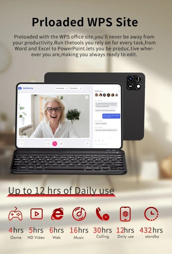 D226X3013_1775404036994_1 (11") Tablet Pad 7 Ultra Snapdragon 22GB RAM 512GB 5G Android 14 - Cinza