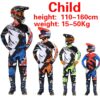 D226X3022_1775408531882_1 (XL) Equipamento de Motocross Infantil Saimeng Kit Jersey e Calças 30-40kg - Colorido