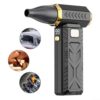 Soprador de Ar e Aspirador 2 em 1 100000 RPM 6000mAh 6 Velocidades LED - Preto