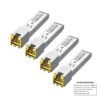 (x4) 10/100/1000Mbps RJ45 100m DDM Módulo Transceptor SFP Cobre Adaptativo BYXGD BYXGD-GE-T