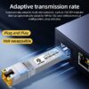 (x4) 10/100/1000Mbps RJ45 100m DDM Módulo Transceptor SFP Cobre Adaptativo BYXGD BYXGD-GE-T