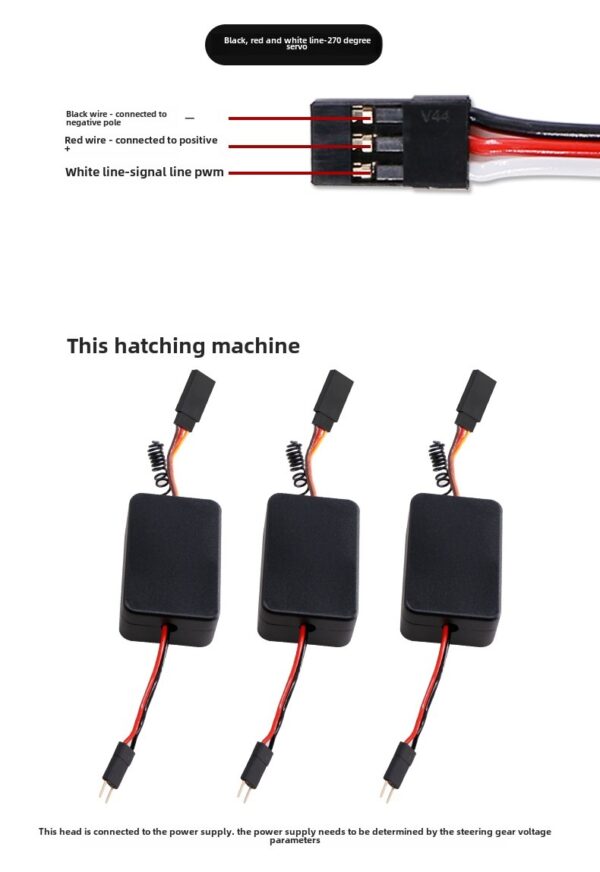 Sistema de Libertação de Carga para Drone FPV Controlo Remoto Sem Fios - Preto