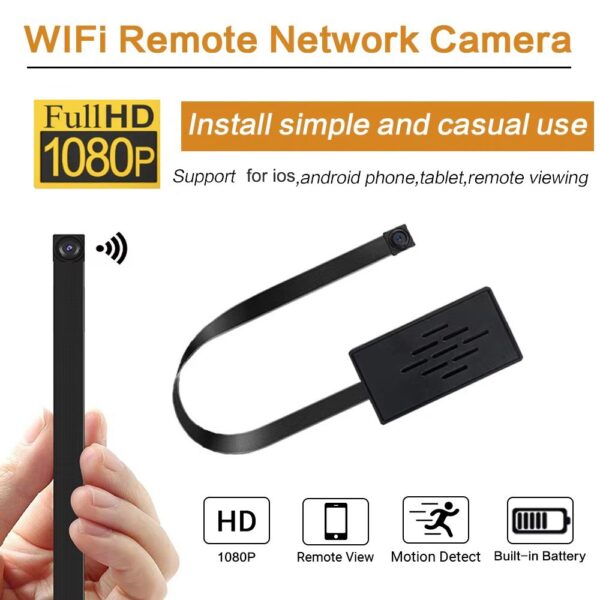 D226X3037_1775425302560_1 Mini Câmara Espiã WiFi Full HD 1080P Detecção Movimento iWFCam DIY