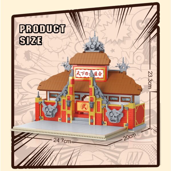 Blocos de Construção Arena Tenkaichi Budokai Anime 2330 Peças Micro Tijolos