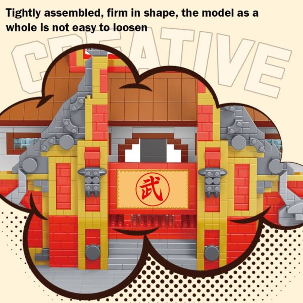 Blocos de Construção Arena Tenkaichi Budokai Anime 2330 Peças Micro Tijolos