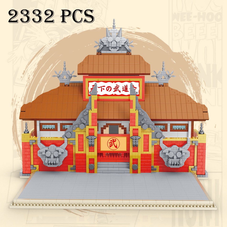 Blocos de Construção Arena Tenkaichi Budokai Anime 2330 Peças Micro Tijolos