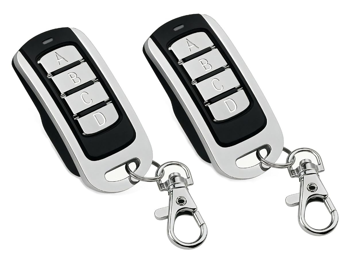 2 Comandos de Garagem 4 Canais 868,3 MHz para Hörmann Botão Azul Juxine HSM4 HS4