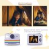 Câmara Fotográfica Instantânea Infantil com 10 Rolos e Álbum para 108 Fotos - Branco