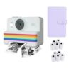 Câmara Fotográfica Instantânea Infantil com 10 Rolos e Álbum para 108 Fotos - Branco