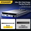 D226X3048_1775429866532_0 (5000mAh) Power Bank Magnética Essager Slim Wireless 15W Carregamento Rápido - Cinzento