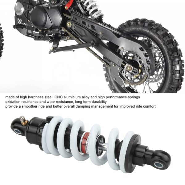 Amortecedor Mola Ajustável para Moto e ATV 250mm Universal