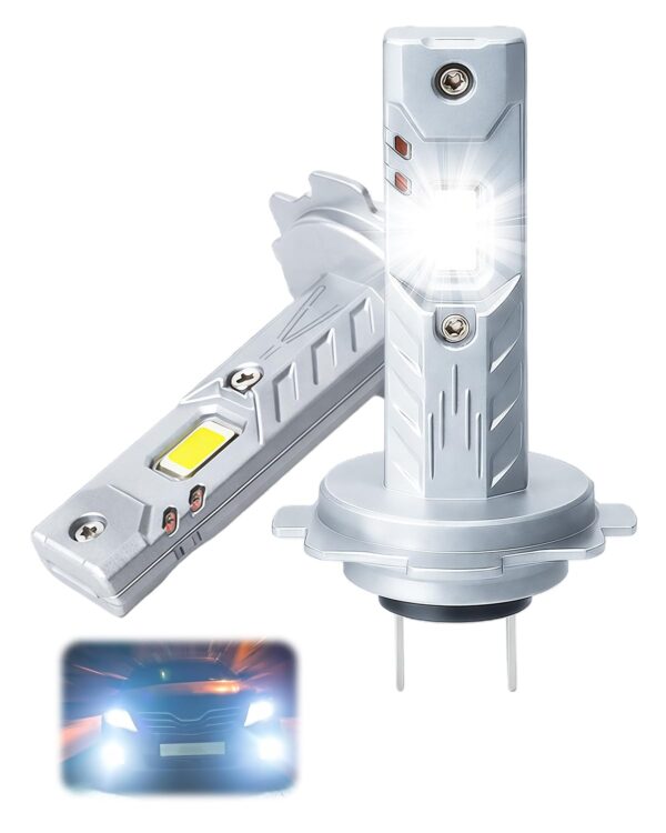 (Pack 2) Lâmpada LED H7 Pretify 4500LM 6000K 40W 12V Plug and Play - Branco