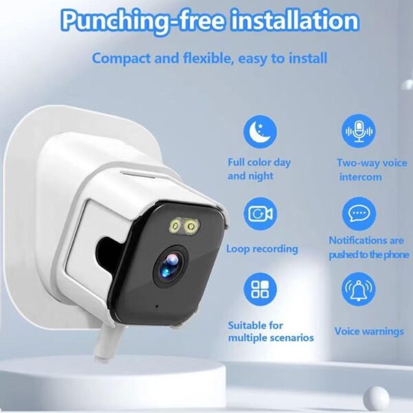 D226X3061_1775493032071_1 Câmara de Vigilância para Janela 2K Antirreflexo Wi-Fi PIR - Branco