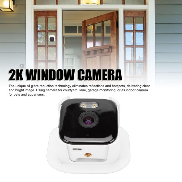 D226X3061_1775493032071_3 Câmara de Vigilância para Janela 2K Antirreflexo Wi-Fi PIR - Branco