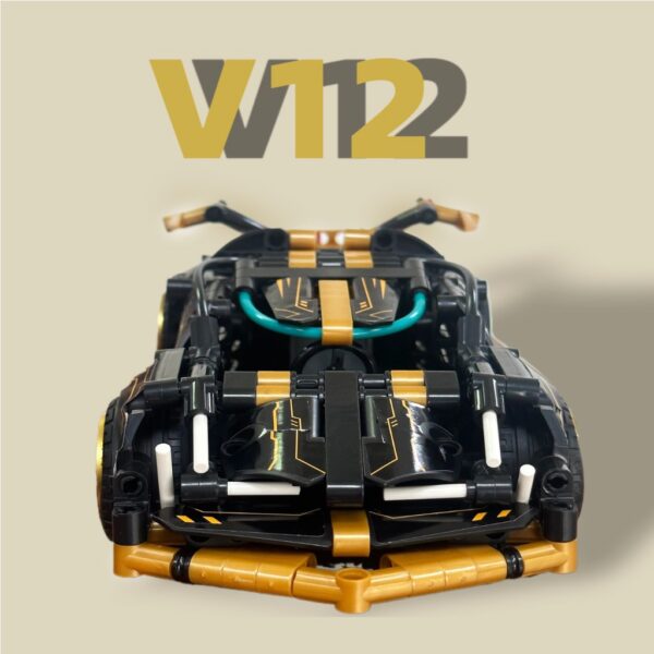 Carro de Construção Lego 1:18 Modelo Desportivo STEM 500 Peças