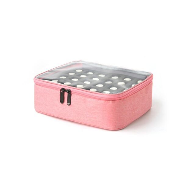 D226X3070_1775497720579_2 Mala Organizadora de Vernizes e Óleos Essenciais para 30 Frascos - Transparente