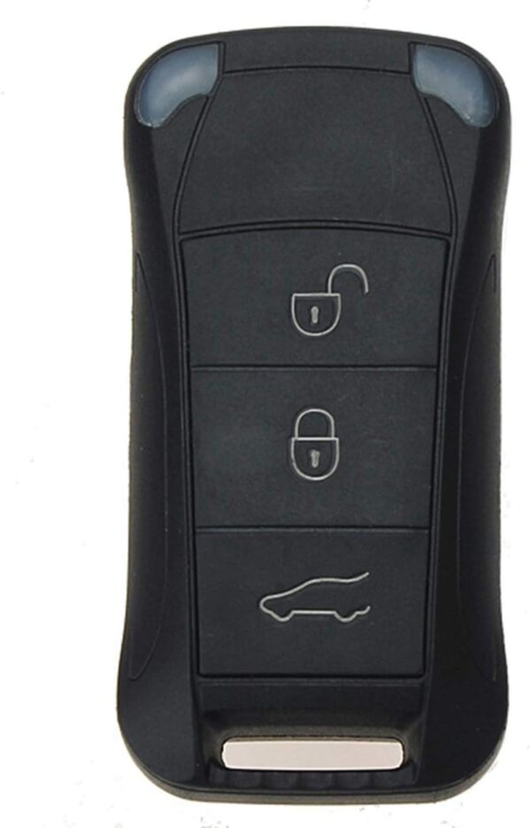 D226X3076_1775498961896_1 (2 Unidades) Capa de Chave 3 Botões para Porsche Cayenne 2003-2012 Heart Horse