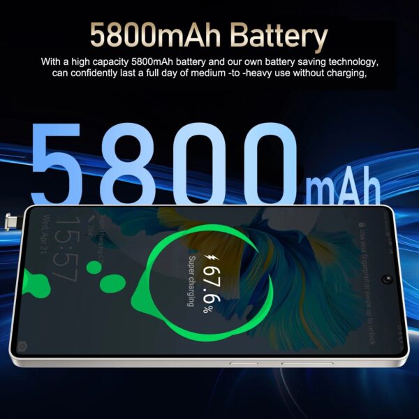 Smartphone 8+128GB 6.8" 48MP e 5000mAh Dual-Sim Android 12 - Coral