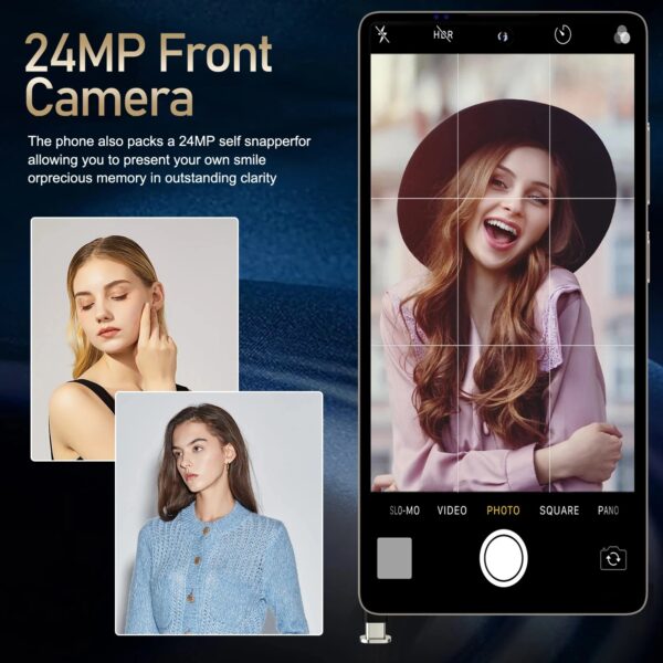 Smartphone 8+128GB 6.8" 48MP e 5000mAh Dual-Sim Android 12 - Coral