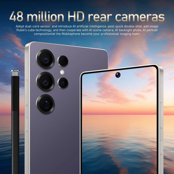 Smartphone 8+128GB 6.8" 48MP e 5000mAh Dual-Sim Android 12 - Coral