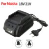 D226X3089_1775559620466_0 Carregador de Baterias Makita 21V 2A Carga Rápida com LED - Preto