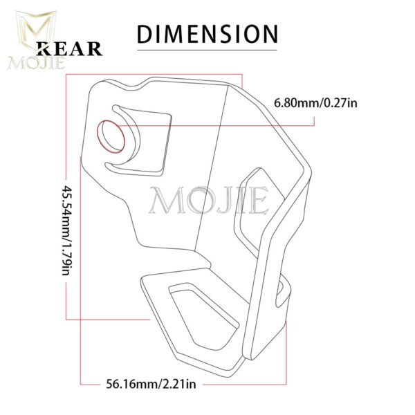 Protetor de Reservatório Alumínio CNC para BMW F800GS F700GS 2013-2018