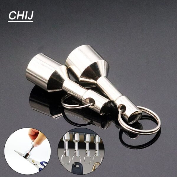 Conjunto de 10 Chaveiros Magnéticos Fortes em Neodímio 12mm Anti-perda para Ferramentas