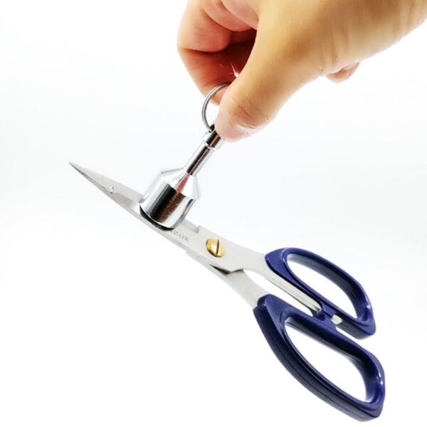 Conjunto de 10 Chaveiros Magnéticos Fortes em Neodímio 12mm Anti-perda para Ferramentas