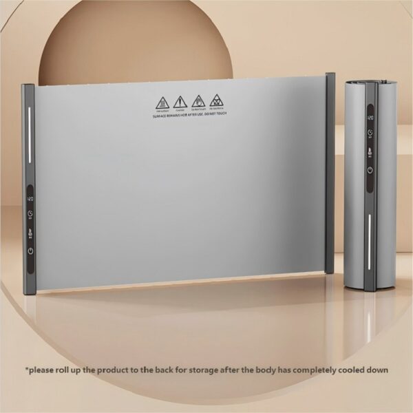 D226X3099_1775563785689_2 Placa de Aquecimento Elétrica para Alimentos Dobrável 3 Níveis de Temperatura HOMEFISH 66x38cm