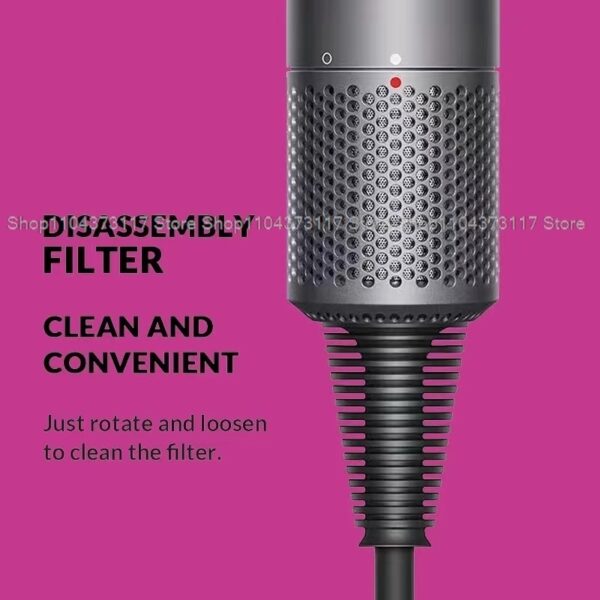 D226X3102_1775572292649_1 Secador de Cabelo Estilo Dyson Iões Negativos com 6 acessórios Sem Lâminas 220V Estilização