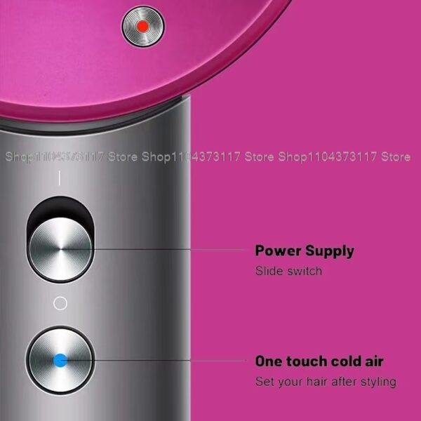 D226X3102_1775572292649_4 Secador de Cabelo Estilo Dyson Iões Negativos com 6 acessórios Sem Lâminas 220V Estilização