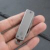 Mini Faca Dobrável Mini EDC Alta Dureza Multiusos para Porta-chaves e Acampamento