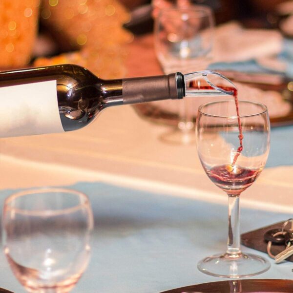 Refrigerador de Vinho Dernord 3 em 1 com Arejador e Vertedor em Aço Inox - Preto