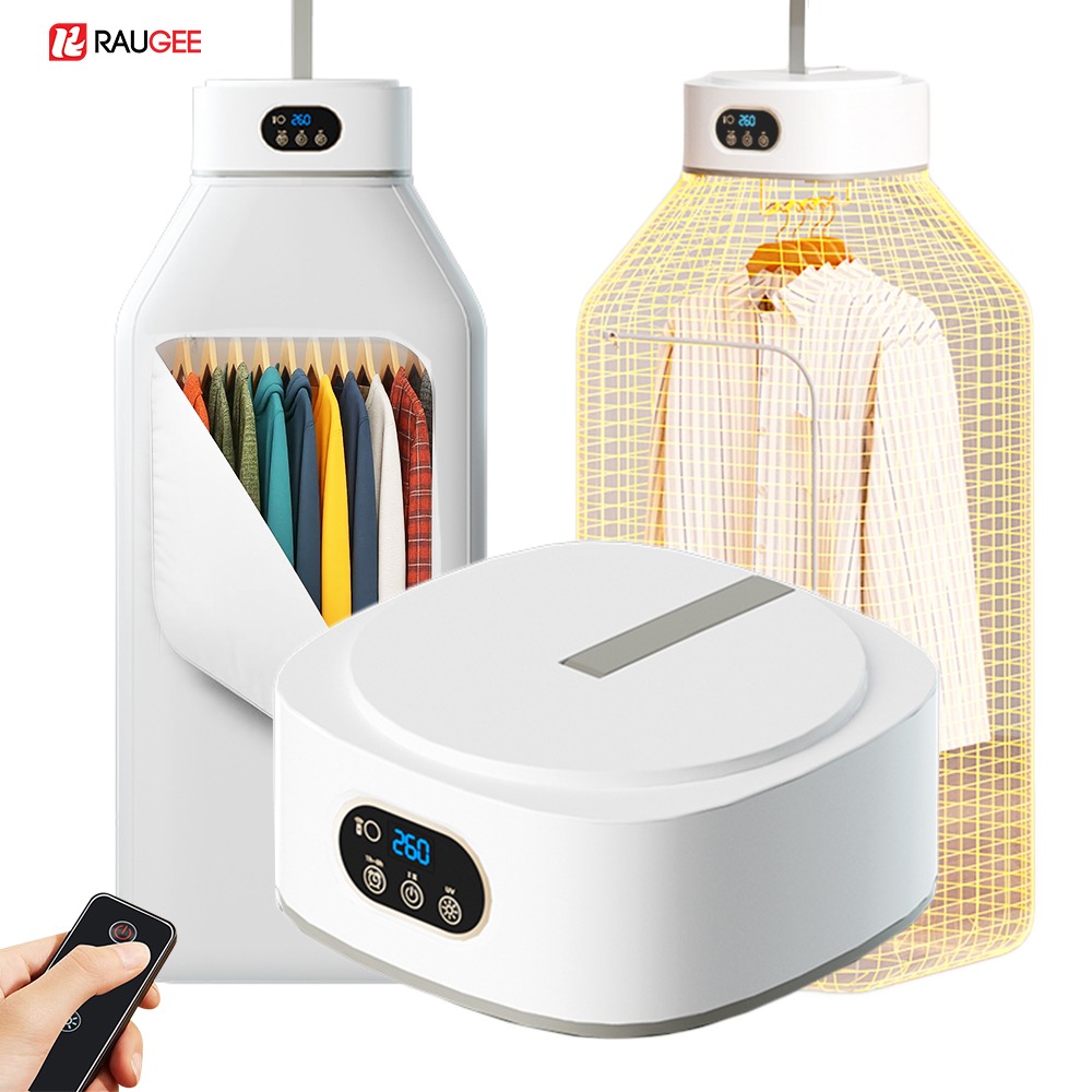 Secador de Roupa Portátil Esterilização UV Silencioso Secagem Rápida Dobrável