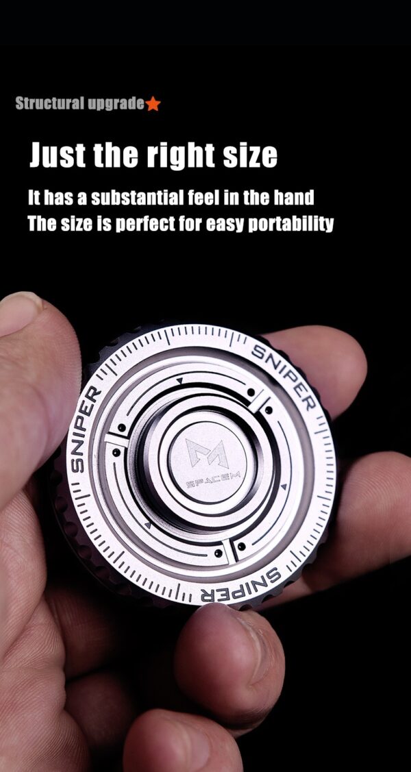 D226X3112_1775576291683_5 Fidget Spinner Anti-stress Mecânico em Aço Inoxidável EDC Slider