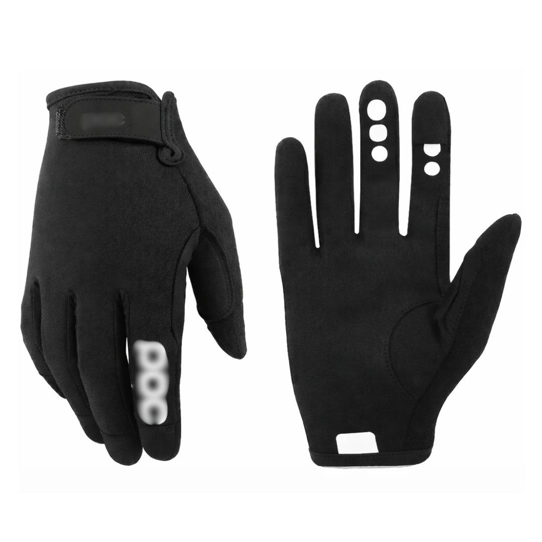 Luvas de Ciclismo BTT Downhill MX À Prova de Vento Outono/Inverno - Preto