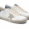 (40) Sapatilhas em pele tipo Golden goose - Branco